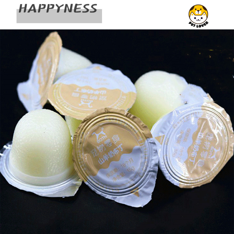Pudding sữa dê, thạch sữa dê, thức ăn dinh dưỡng cho hamster, chó, mèo, thỏ, bọ, sóc