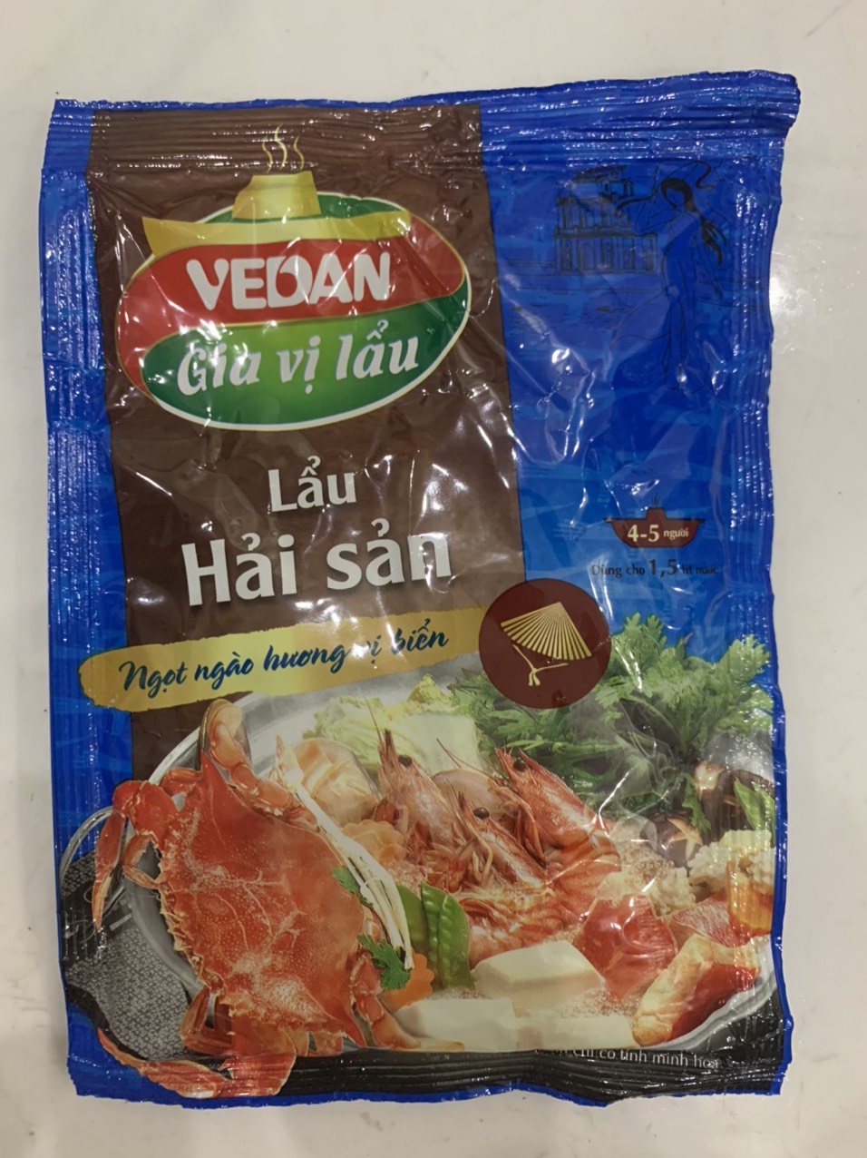 Gia vị lẩu hải sản Vedan 60g