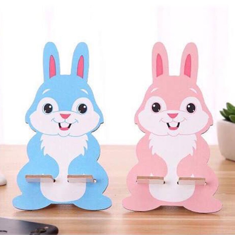 [HCM]Giá Đỡ Điện Thoại Hình Thú Bằng Gỗ Dễ Thương (Mẫu ngâu Nhiên)