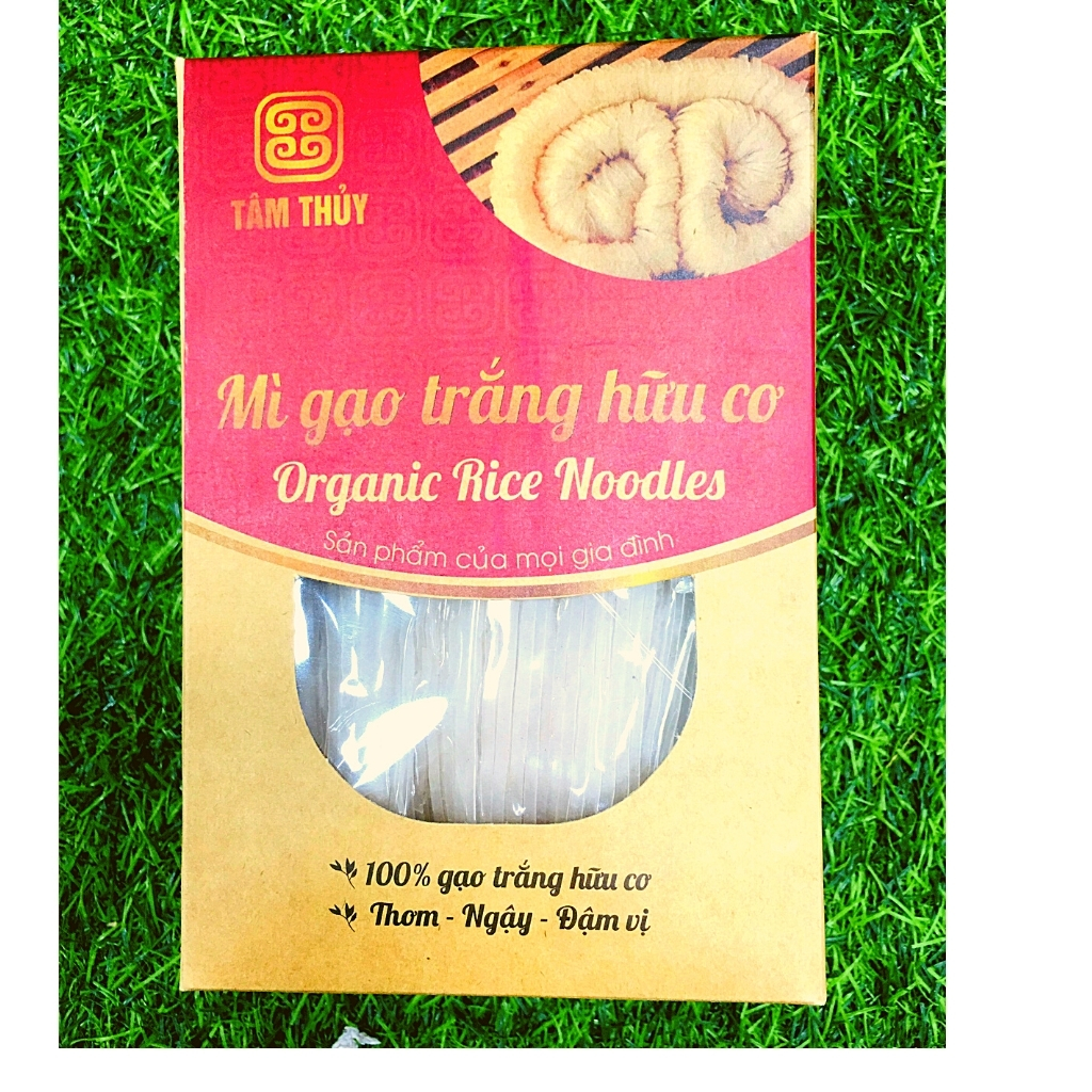 Mì gạo trắng hữu cơ Tâm Thủy 400g an toàn, tốt cho bé