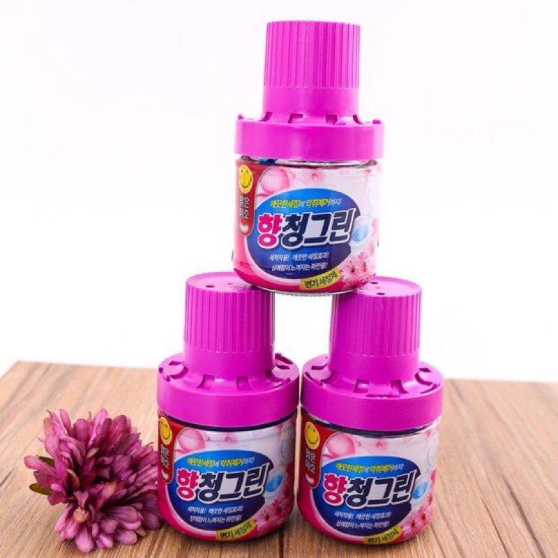 Cốc thả bồn cầu hoa anh đào hàn quốc siêu thơm siêu sạch