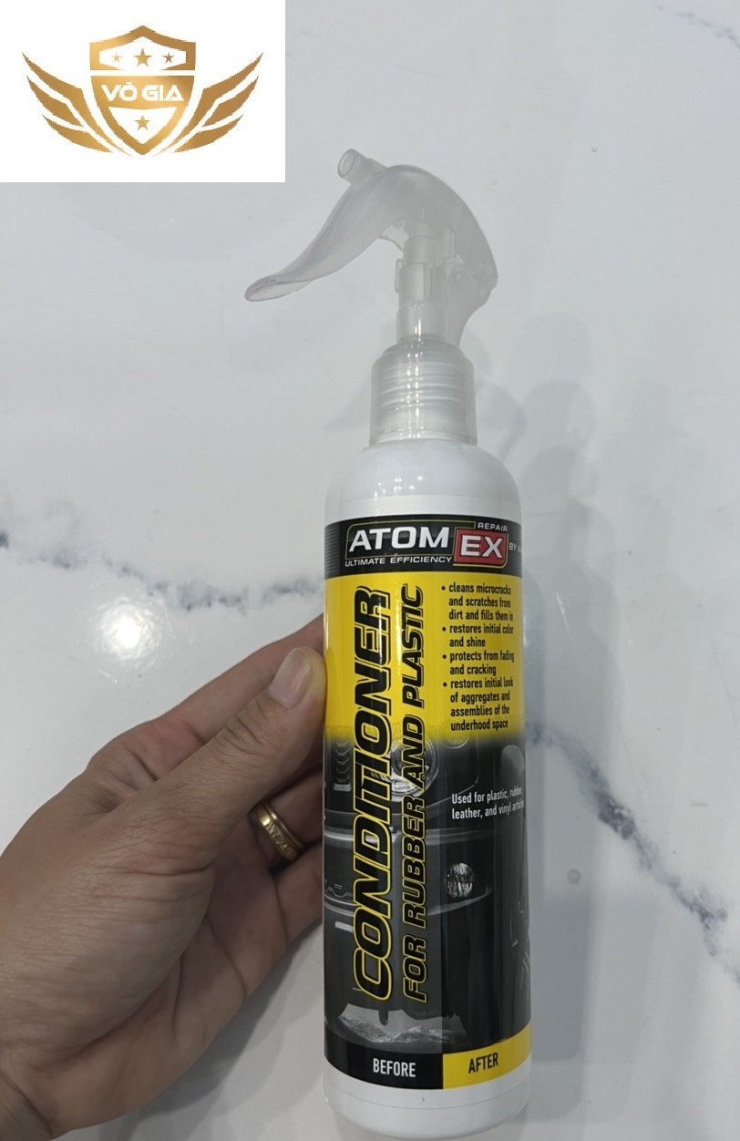 Xado atomex 100ml và 250ml phục hồi nhựa nhám-cao su- nhựa đen
