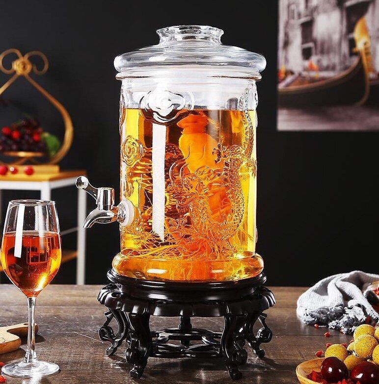 Trụ Rồng thủy tinh 19 lít (Trắng)