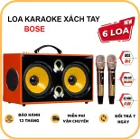 Loa Xách Tay Karaoke Công Suất Cực Khủng Bass Siêu Căng Loa Kéo Xách Tay Hệ Thống 2 Loa Bass 20Cm, Tặng Kèm 2 Mic