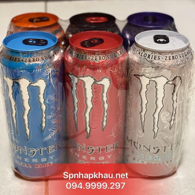 Hot sale combo 6 lon nước tăng lực monster