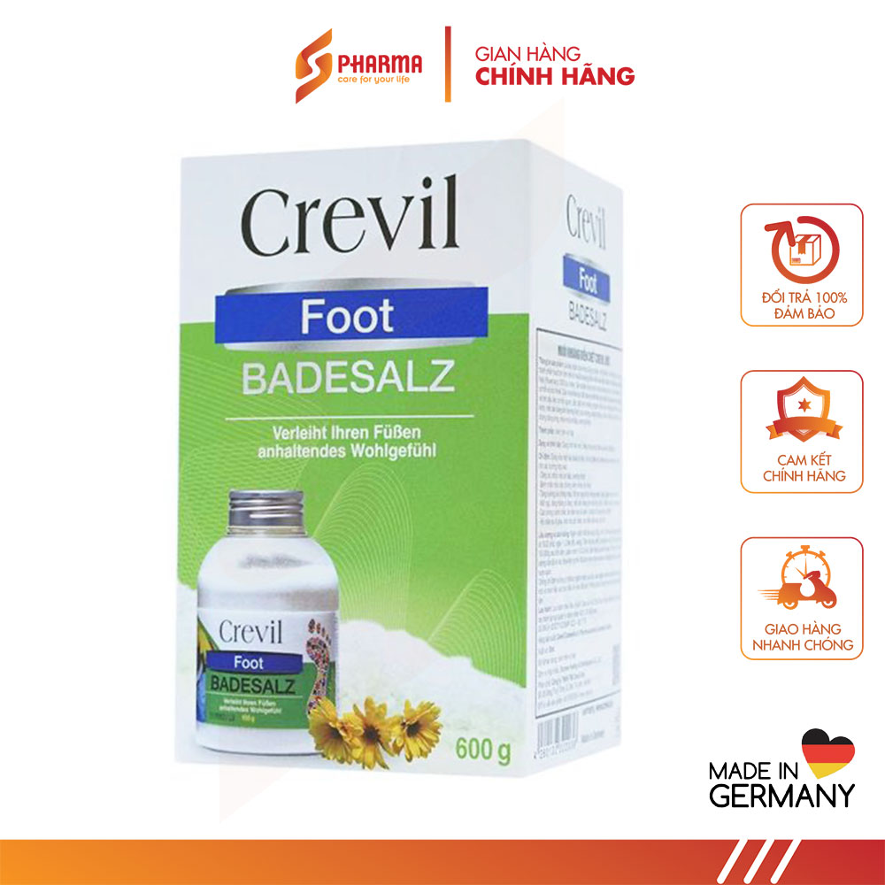 Muối ngâm chân crevil foot badesalz 600g - đức
