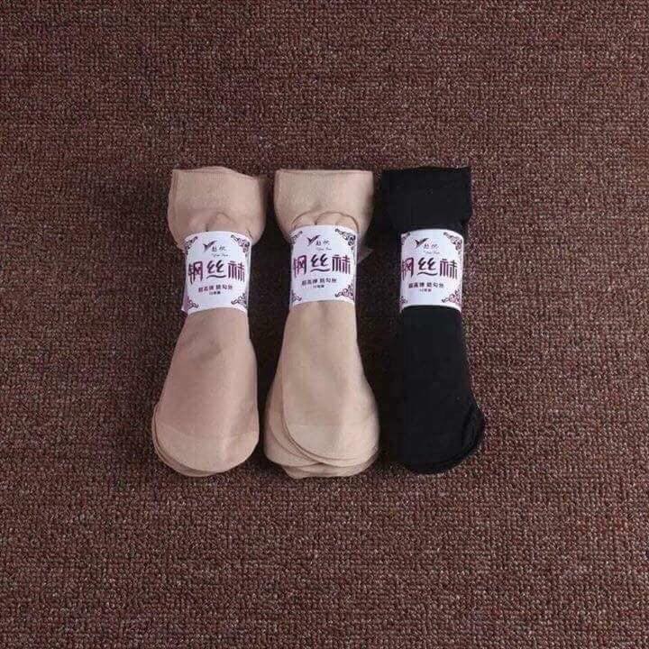Combo 10 tất giấy hàn quốc cổ cao siêu dai