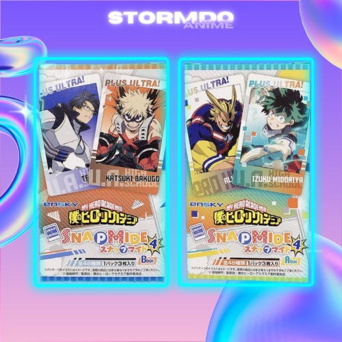 Pack random/ thẻ nhân phẩm - snapmide 4a/4b - my hero academia