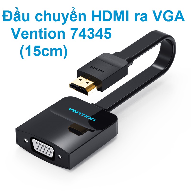 Đầu chuyển hdmi sang vga vention 74345