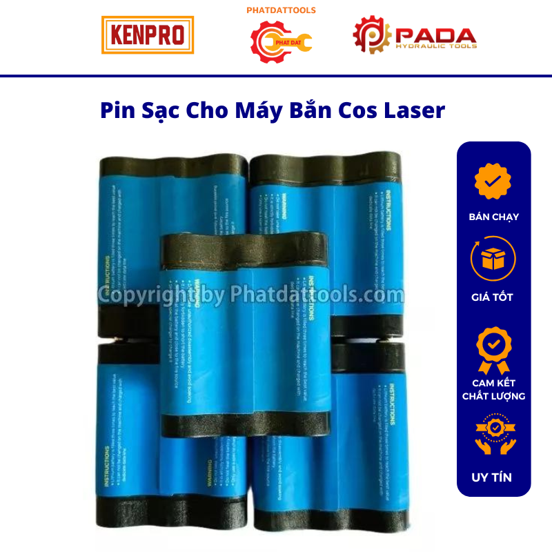 Pin sạc cho máy bắn cos laser