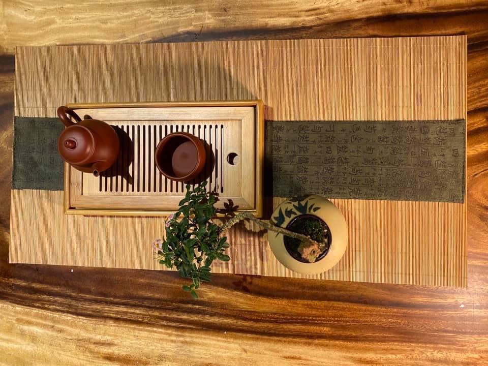 [HCM]Chiếu Tre- Trải bàn trà