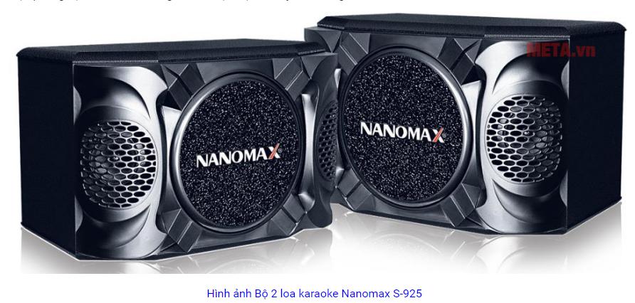 Loa karaoke nanomax s-925