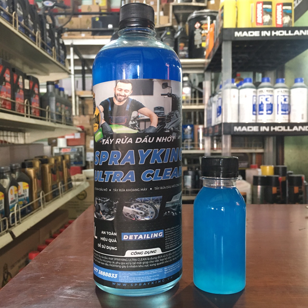 [Mẫu thử] 100ml dung dịch tẩy rửa dầu nhớt SPRAYKING ULTRA CLEAN, rửa Full xe, khoang máy hiệu quả