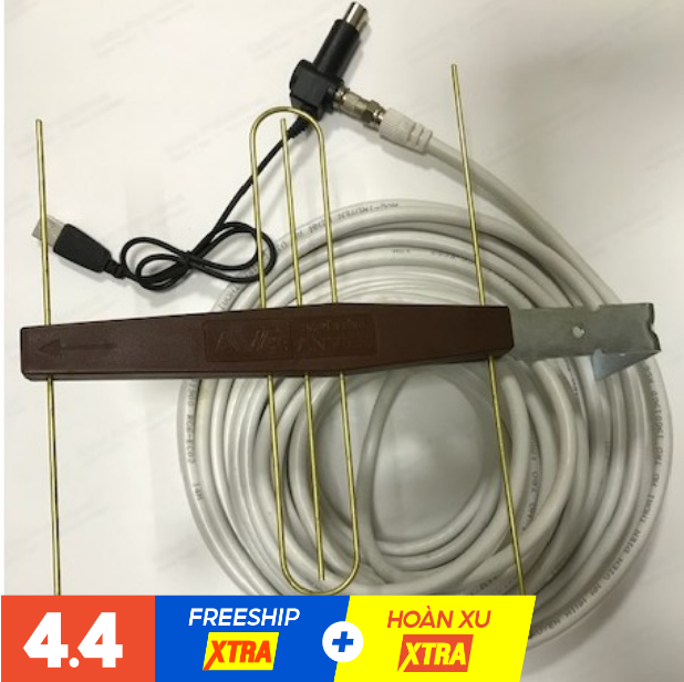 Ăng tên An Viên ngoài trời kèm dây anten AVG DVB-T2
