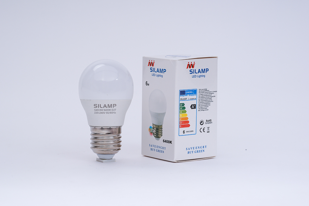 Bóng đèn led g45 6w e27
