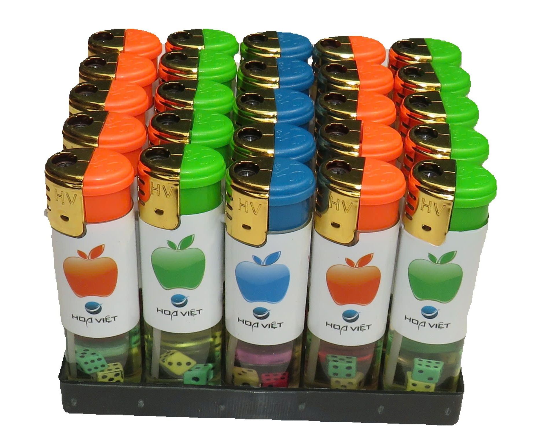 Bật lửa khò xúc xắc xí ngầu Hoa Việt, Hột quẹt khò Xúc xắc xí ngầu Hoa Việt