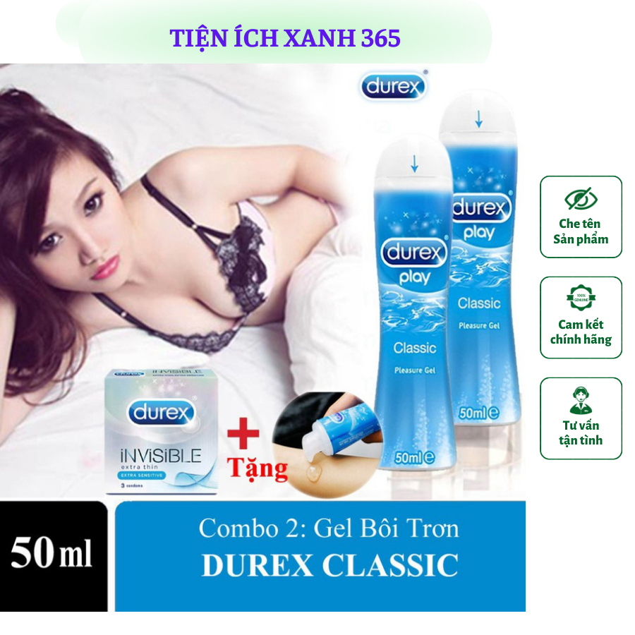 Gel bôi trơn durex play classic gốc nước - 50ml