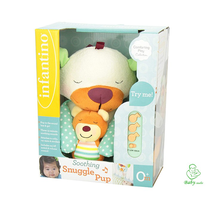 Gấu bông ru ngủ infantino 6323