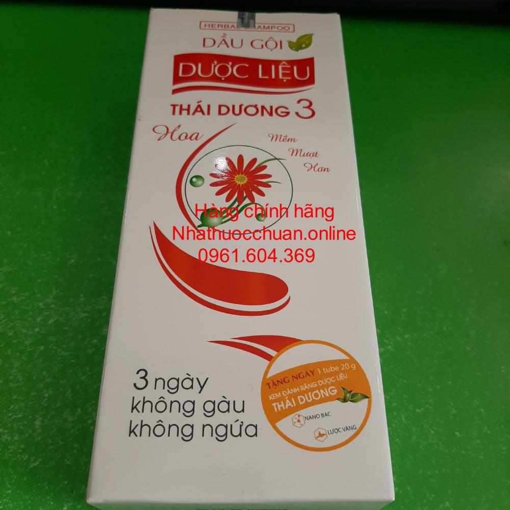 Dầu gội thái dương 3 hương hoa chai 200ml