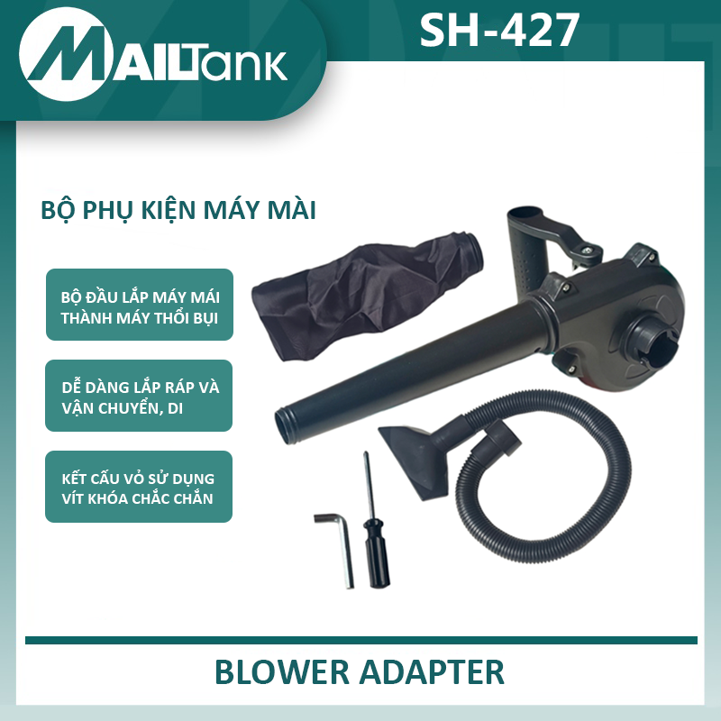 Đầu thổi bụi MAILTank SH427 bộ phụ kiện lắp máy mài thành máy thổi bụi cầm tay máy thổi máy hút mini