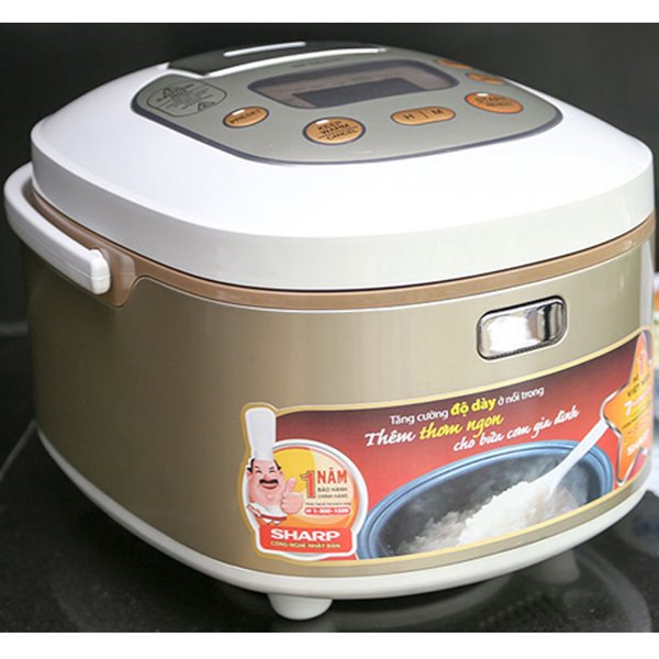 Nồi cơm điện tử sharp 1.8 lít ks-th18-gl / ks-com18v-chính hãng mới 100%-xuất tại thái lan chất lượng tốt-bảo hành 12 tháng