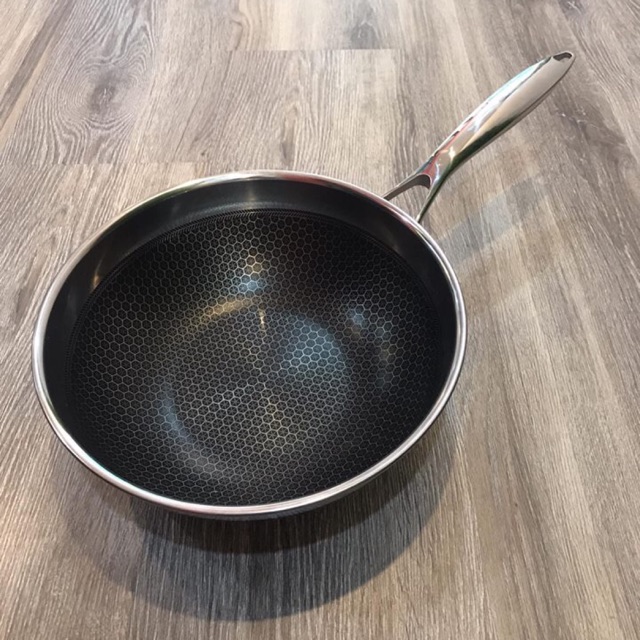 Chảo sâu lòng chống dính công nghệ blackcube inox 304 3 lớp , kích thước 24cm , hiệu Berndorf