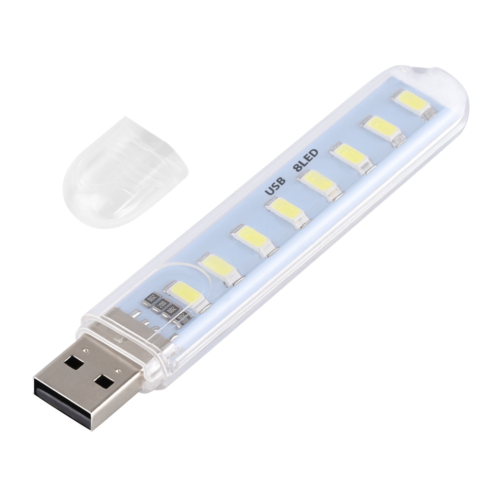 Đèn led usb 8 bóng siêu sáng