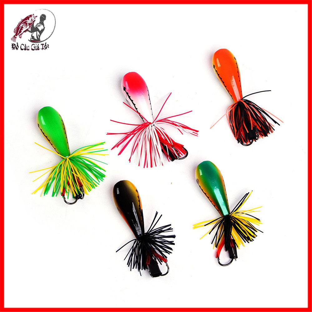 [Cao Cấp]Mồi Câu Cá Lóc, Mồi Câu Lure, Mồi Nhái Nhảy Chất Lượng - Đồ Câu Giá Tốt
