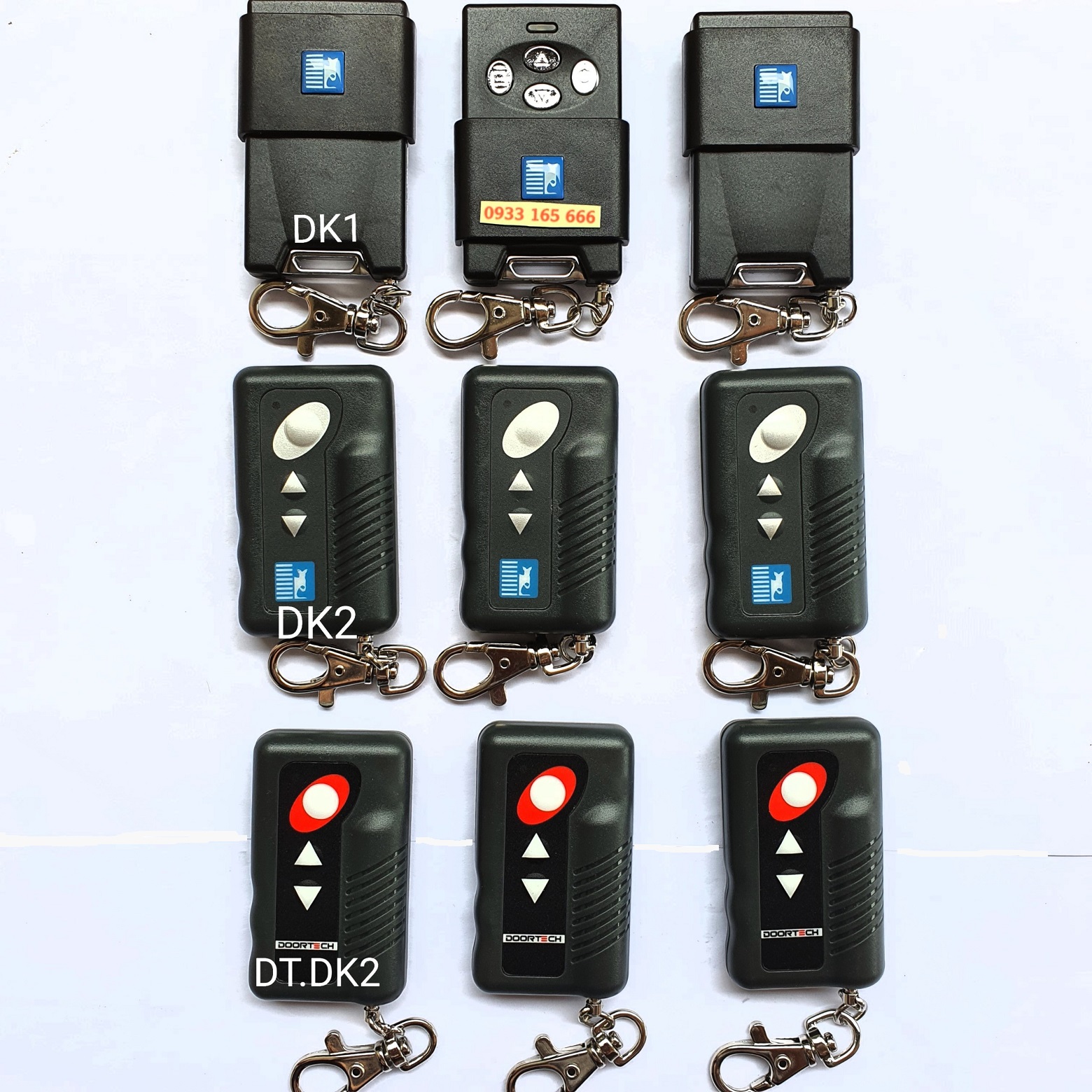 Remote Austdoor DT DK2 Doortech  - Điều khiển cửa cuốn chống sao chép - Bảo hành toàn quốc