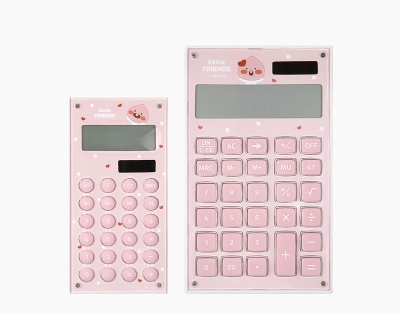 KAKAO FRIENDS CALCULATOR L MÁY TÍNH BỎ TÚI APEACH/RYAN