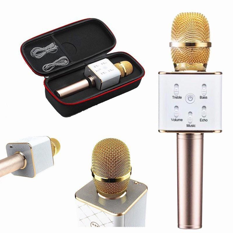 [HCM]Mic Kèm Loa TUXUN Q7 Hát  Karaoke Míc Karaoke Xách Tay Du Lịch Hàng Xịn Giá Tốt Mic Karaoke Q7 ✅ Thiết bị An Toàn ✅ Thiết bị ở đây ✅ Giao Hang Thu Tiền ✅
