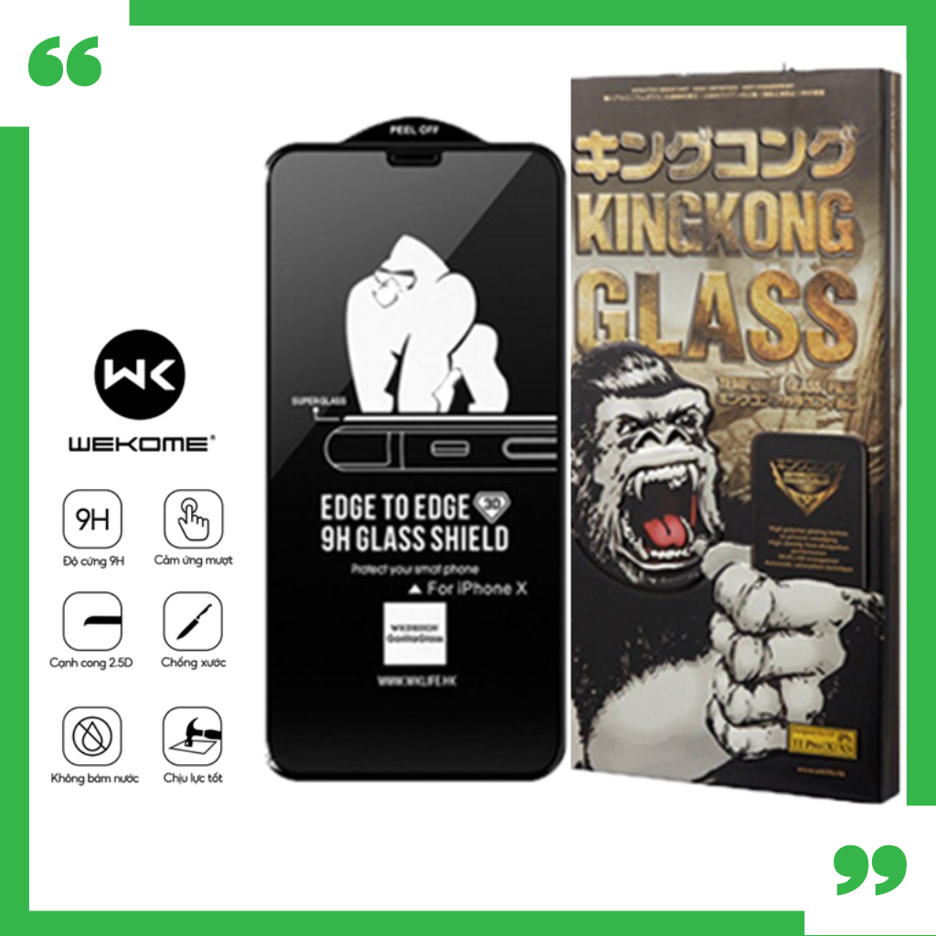 Kính cường lực kingkong iphone 14 pro kingkong chính hãng chống va đập bảo  vệ màn
