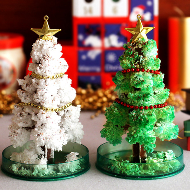 Bộ nuôi tinh thể cây thông noel nhiều mẫu đẹp mắt - quà giáng sinh đặc biệt - tinh thể kdp / adp / cuso4