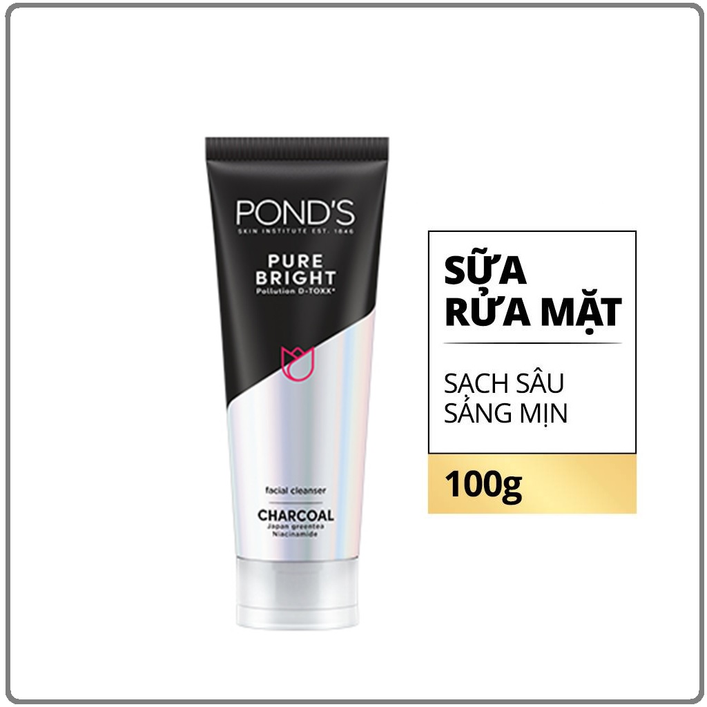 Sữa rửa mặt pond's trắng da tinh khiết 100g