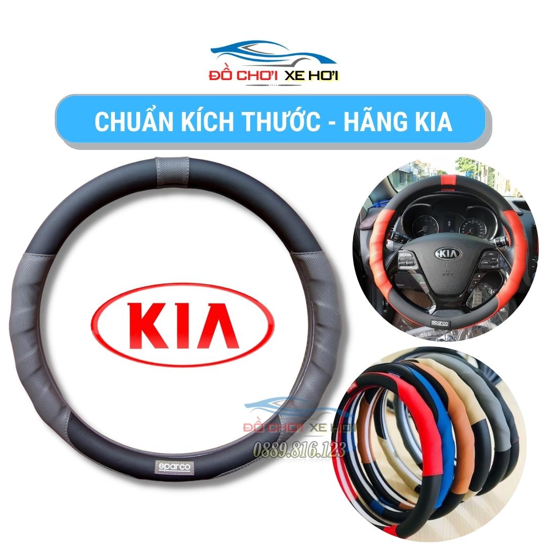 Bọc vô lăng KIA Morning, Cerato, K3, Seltos, Sedona, Sorento, Soluto, Optima, Rondo, Forte, Rio, tem kim loại cao cấp