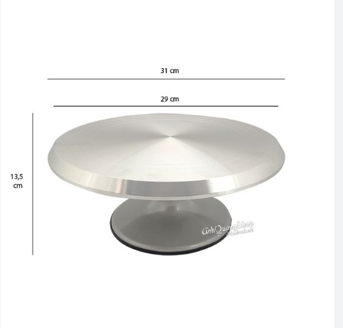 Bàn xoay inox cao cấp, Bàn xoay bánh kem