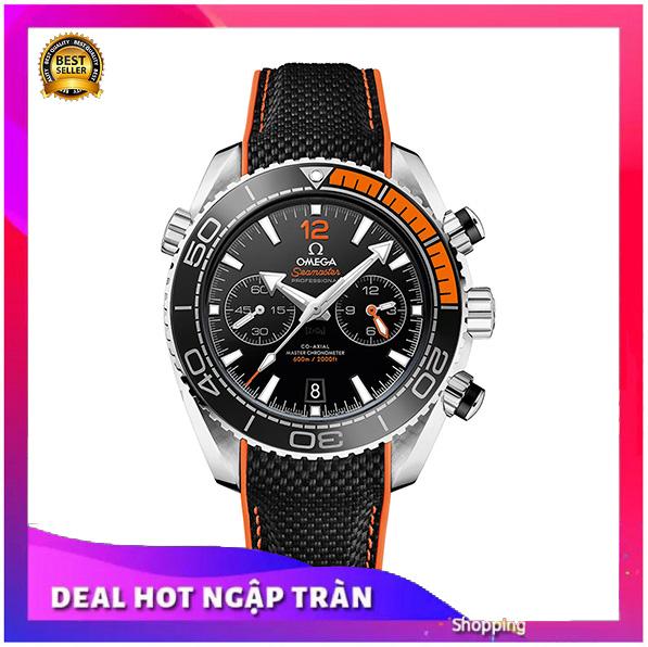 [ ĐỒNG HỒ BẢO TÍN ] Đồng Hồ Nam Automatic Tự Động Thể Thao Đen Cam Siêu Phẩm Full kim Quay { Tặng Bật Zipo Chạm Khắc USA }