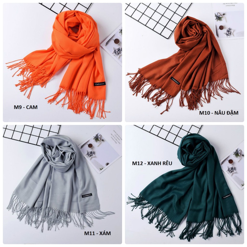 [ Chất Đẹp ] Khăn Choàng Cổ Nữ , Khăn Choàng Cashmere Mềm Mịn Chất Đẹp ,Khăn Choàng Cổ Nam ,Nữ kiểu Dáng Hàn Quốc