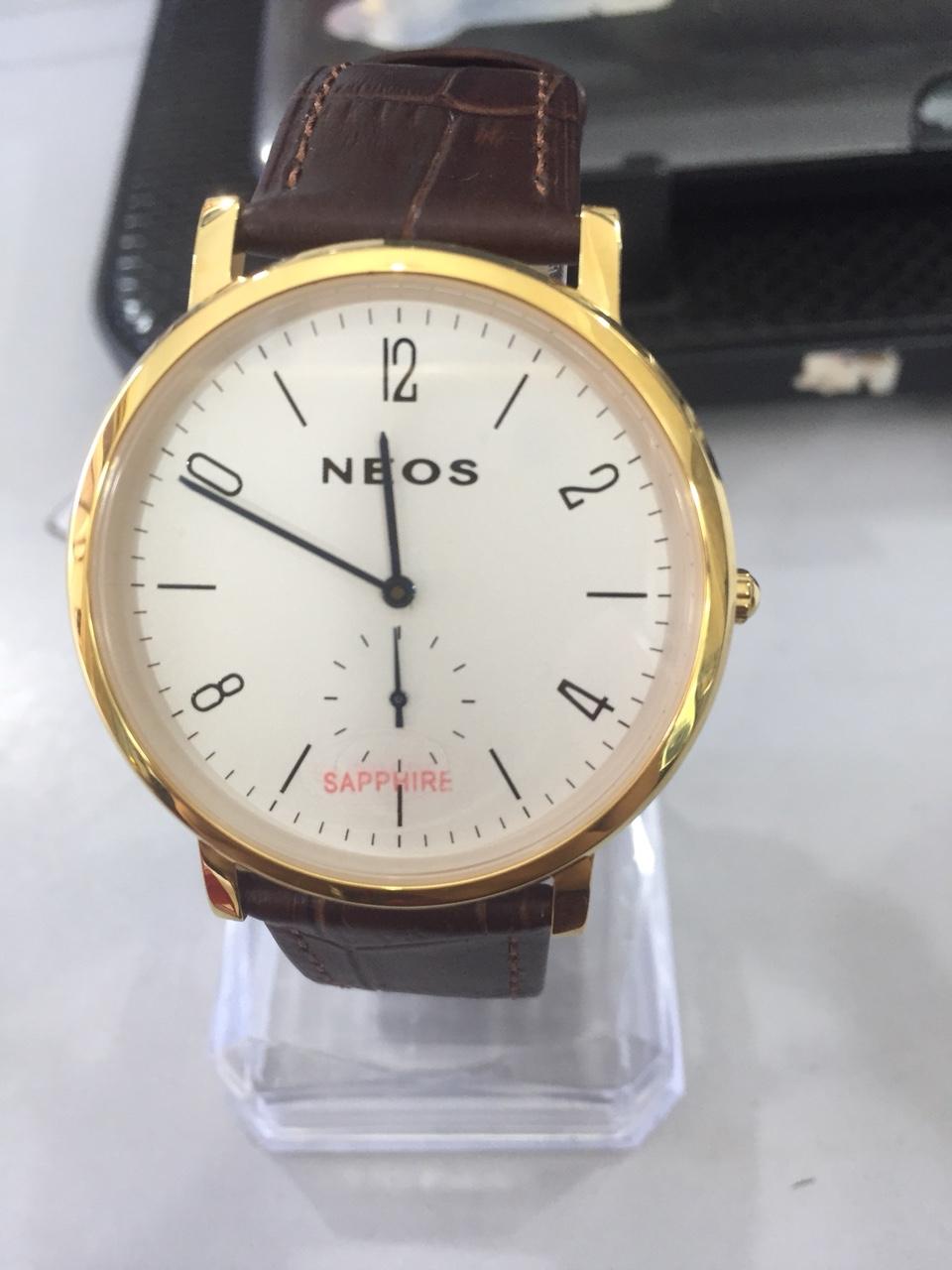 Đồng hồ neos 40728m dây da nam
