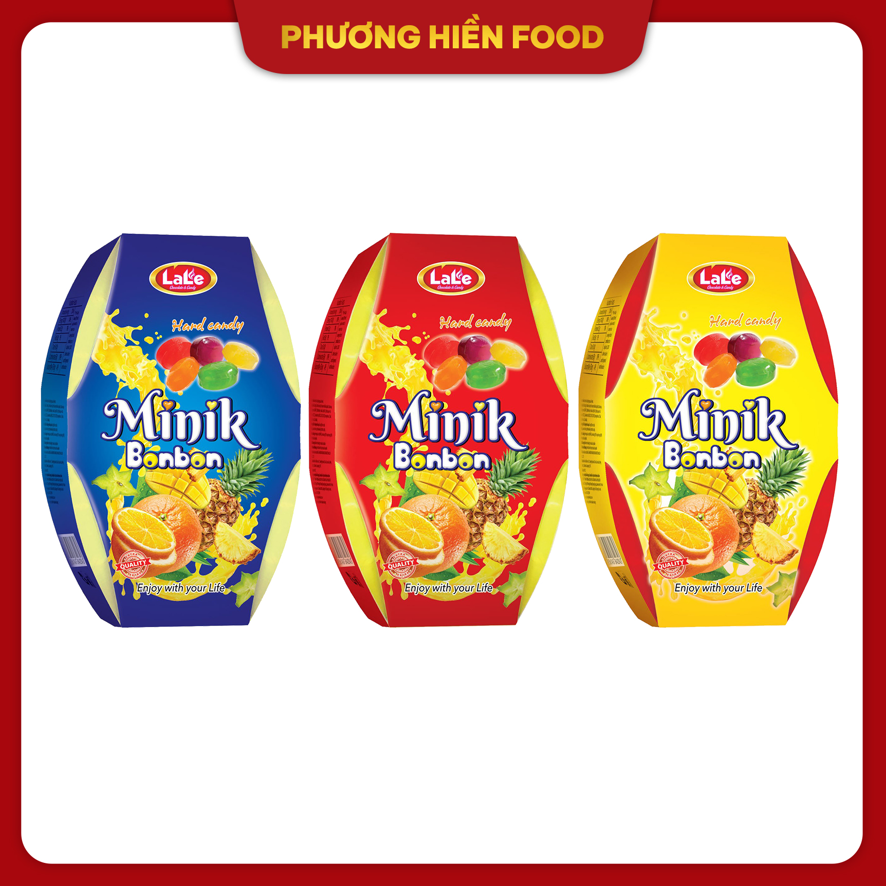 Kẹo cứng hương trái cây Minikbonbon
