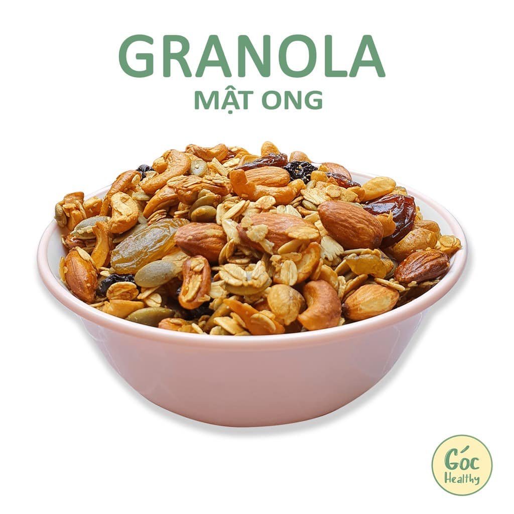 Đồ ăn vặt - ngũ cốc granola - ngũ cốc mix hạt siêu ngon - không đường - không phẩm màu nhân tạo