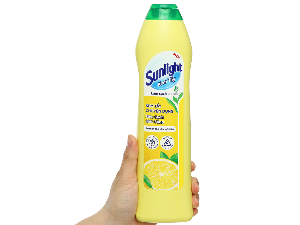 Kem tẩy đa năng Sunlight hương chanh chai 690g