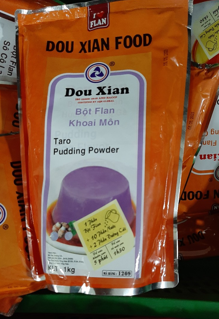 Bột Pudding hương khoai môn Hàng Huy Douxian