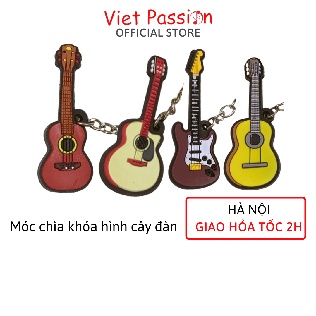 Móc Chìa Khoá Hình Cây Đàn Guitar Giá Rẻ Viet Passion