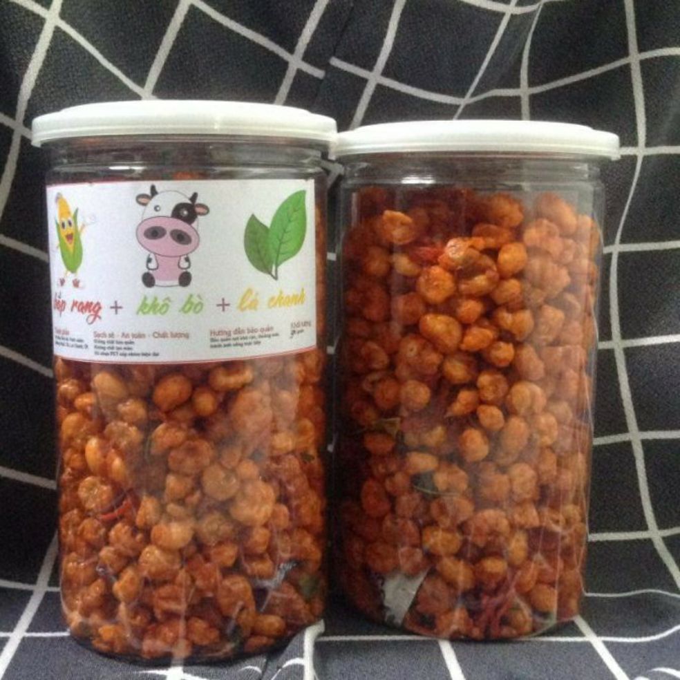 (Ăn vặt)Bắp rang khô bò lá chanh 0.3kg