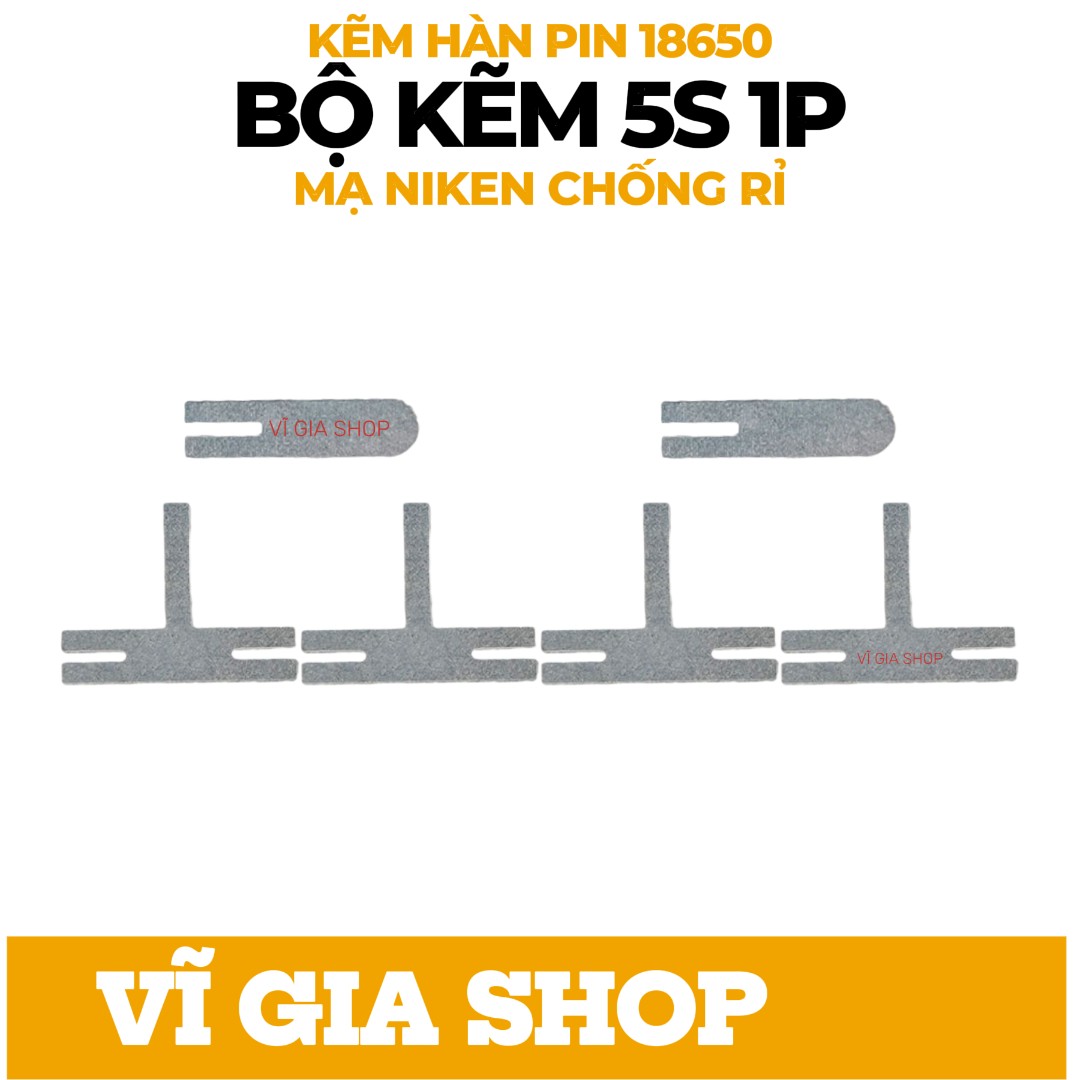 Bộ kẽm hàn 5S1P 5 cell pin 18650 bộ kẽm hàn pin Makita 5S1P