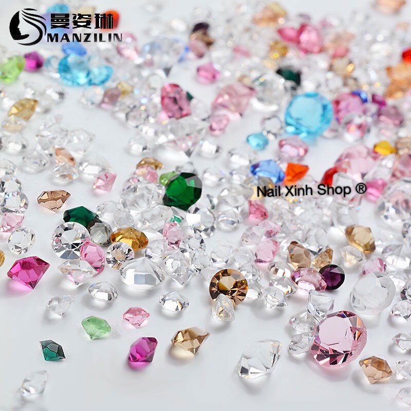[HCM][SIÊU RẺ] Túi mix đá nail long lanh lấp lánh kiêu sa phụ kiên nail cao cấp phụ kiện nail hot 2020  nail xinh shop