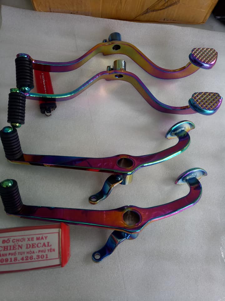 Cần số 2 chiều titan lắp cho xe winer