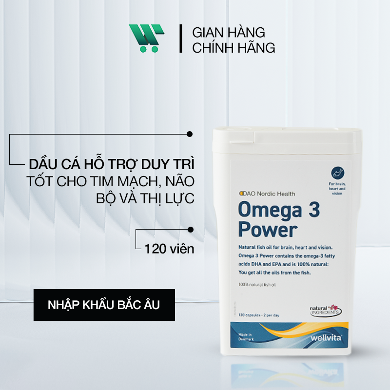Mezina Omega 3 Power Health Protection Supplement [120 Tablets] - Pills That Support the Maintenance of Good Heart Health, Brain Function, and Vision.