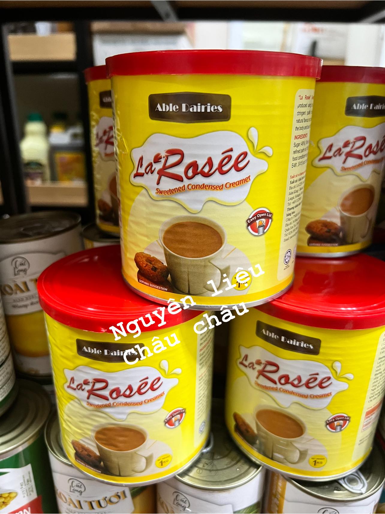 SỮA ĐẶC CÓ ĐƯỜNG LA ROSEE HỘP 1KG - HÀNG CHÍNH HÃNG MALAYSIA CHUYÊN DÙNG PHA CHẾ CAFE